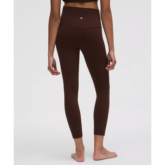 lululemon Align  High-Rise Crop 23" Size 4 Lava Cake Leggings NWT Authentic - Picture 2 of 10